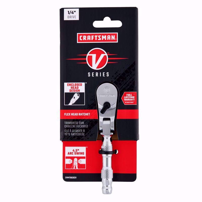 Craftsman V-Series 1/4 in. drive Flex Head Ratchet 80 teeth