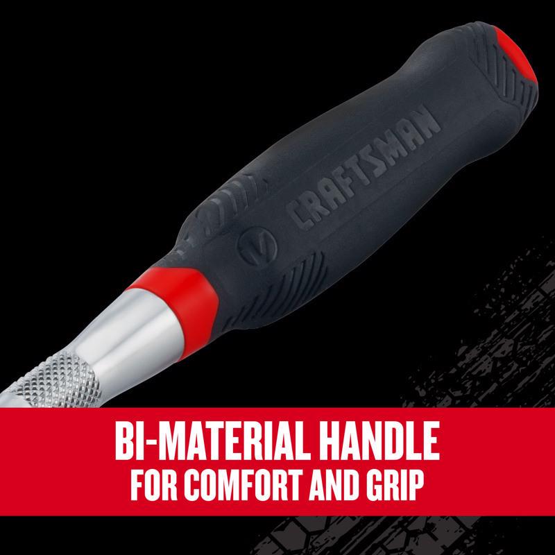 Craftsman V-Series 3/8 and 1/2 in. drive Comfort Grip Ratchet Set 96 teeth