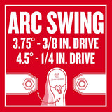 Craftsman V-Series 1/4 and 3/8 in. drive Ratchet Set