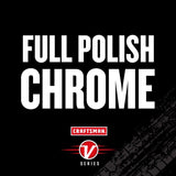 Craftsman V-Series 1/2, 1/4 and 3/8 in. drive Flex Head Ratchet Set