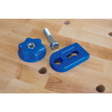 Kreg Aluminum Bench Clamp Base For Kreg Bench Clamps Blue 1 pc