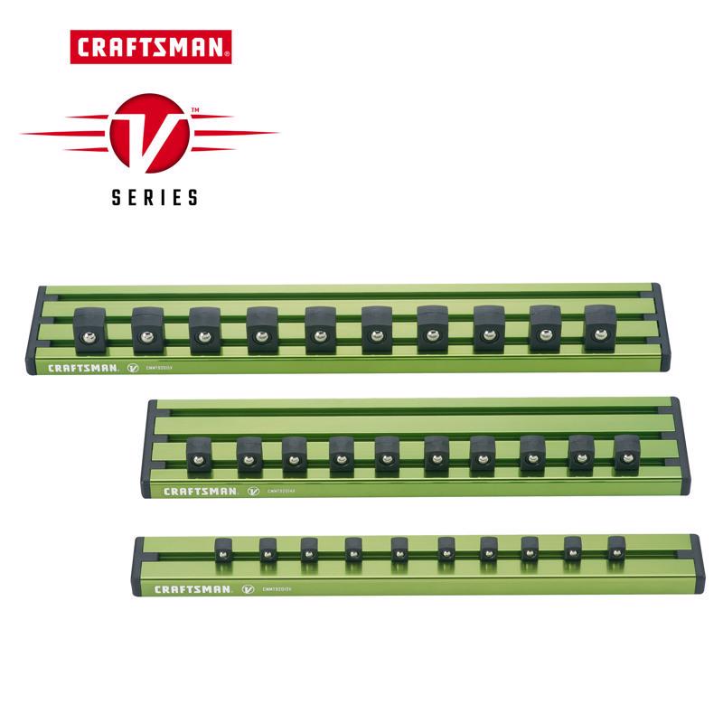Craftsman V-Series Magnetic Socket Rail Set 3 pc