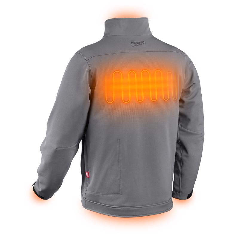Milwaukee M12 TOUGHSHELL XL Long Sleeve Unisex Heated Jacket Kit Gray