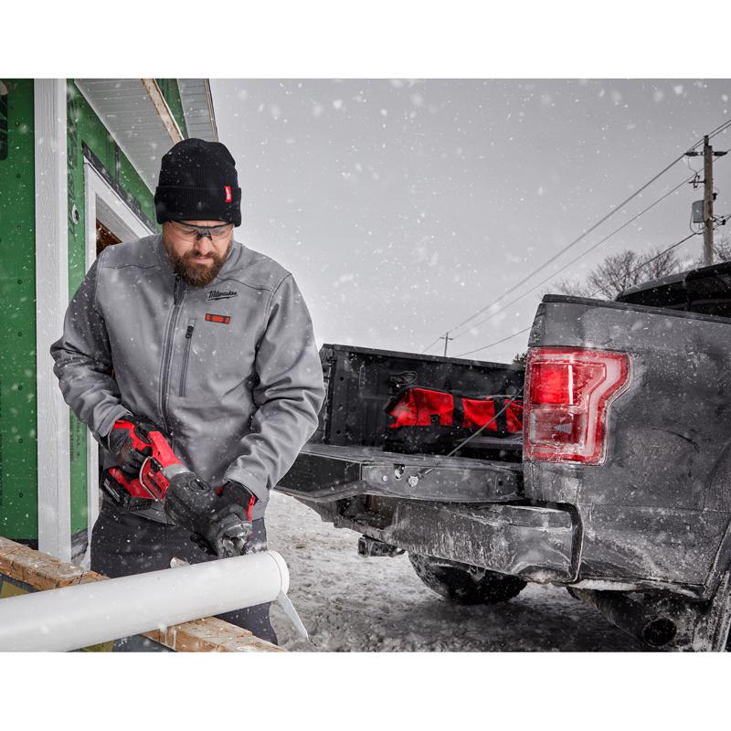 Milwaukee M12 TOUGHSHELL XL Long Sleeve Unisex Heated Jacket Kit Gray