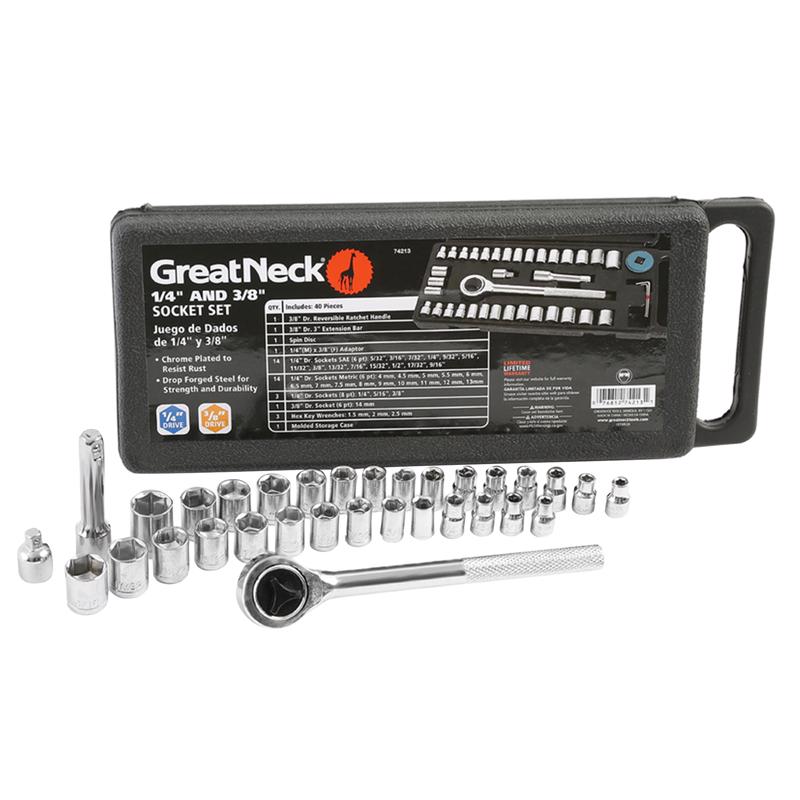RATCHET & SOCKET ST 40PC