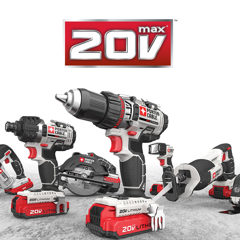 Porter Cable 20V MAX 1/4 in. Cordless Brushed Compact Impact Driver Kit (Battery & Charger)