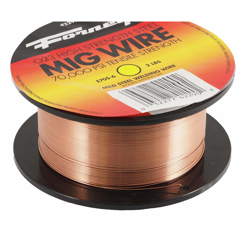 Forney 0.024 in. Mild Steel MIG Welding Wire 70000 psi 2 lb