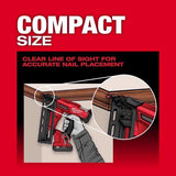 Milwaukee M18 FUEL 16 Ga. 18 Volt Brushless 20 deg Angled Finish Nailer Kit