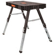 WORKBENCH BLK/SLV 37"H