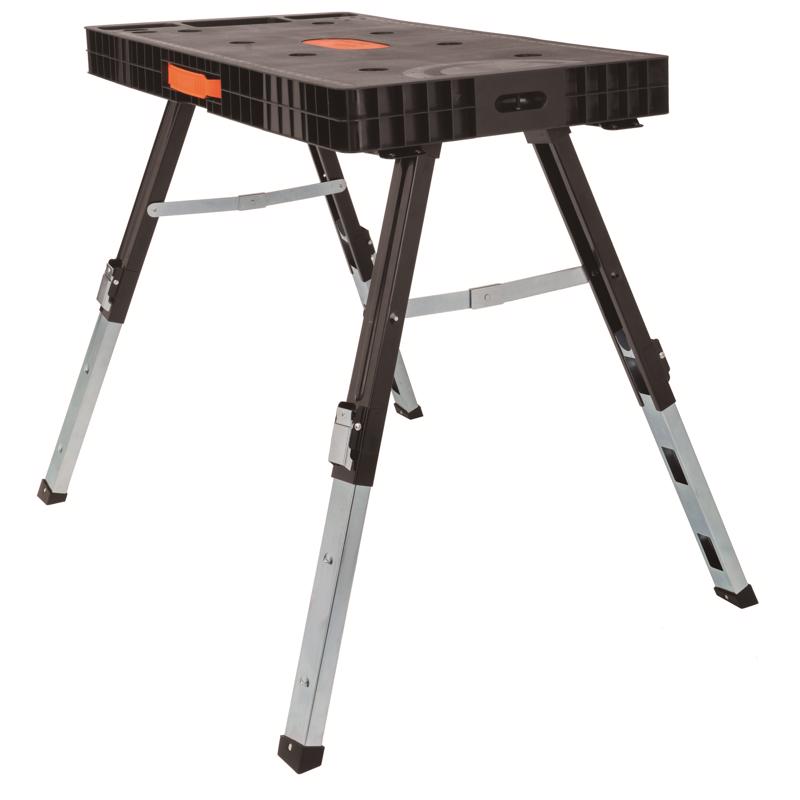 WORKBENCH BLK/SLV 37"H