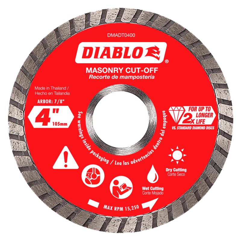 MASONRY CUT-OFF DISC 4"