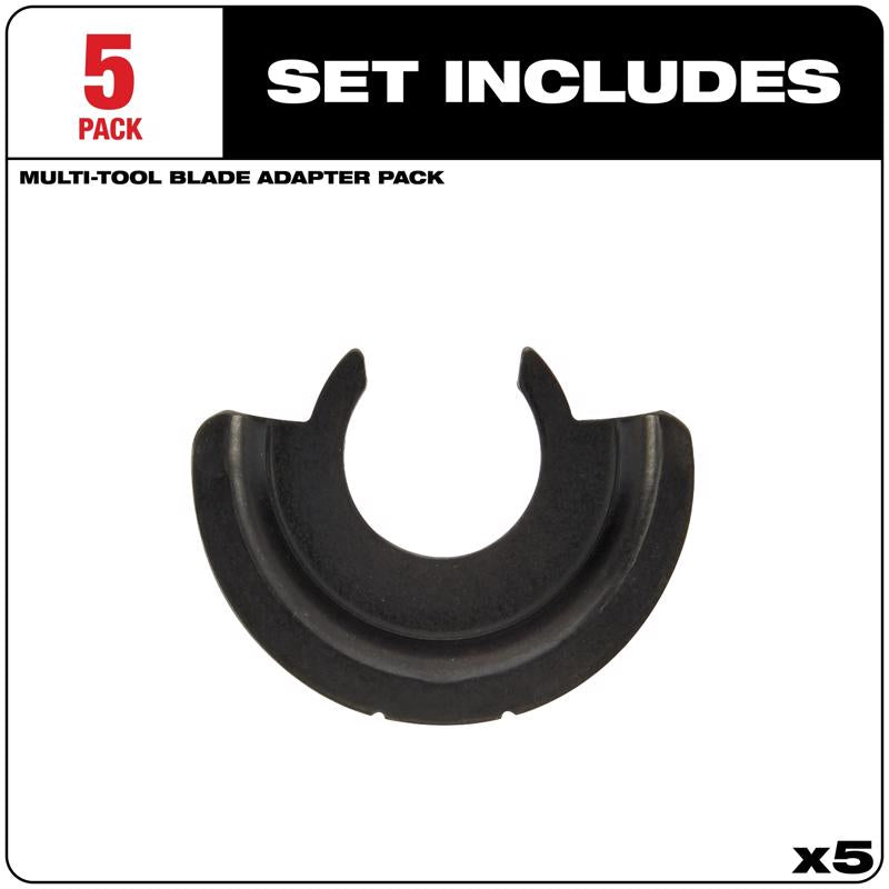 Milwaukee Steel Oscillating Tool Blade Adapter 5 pk