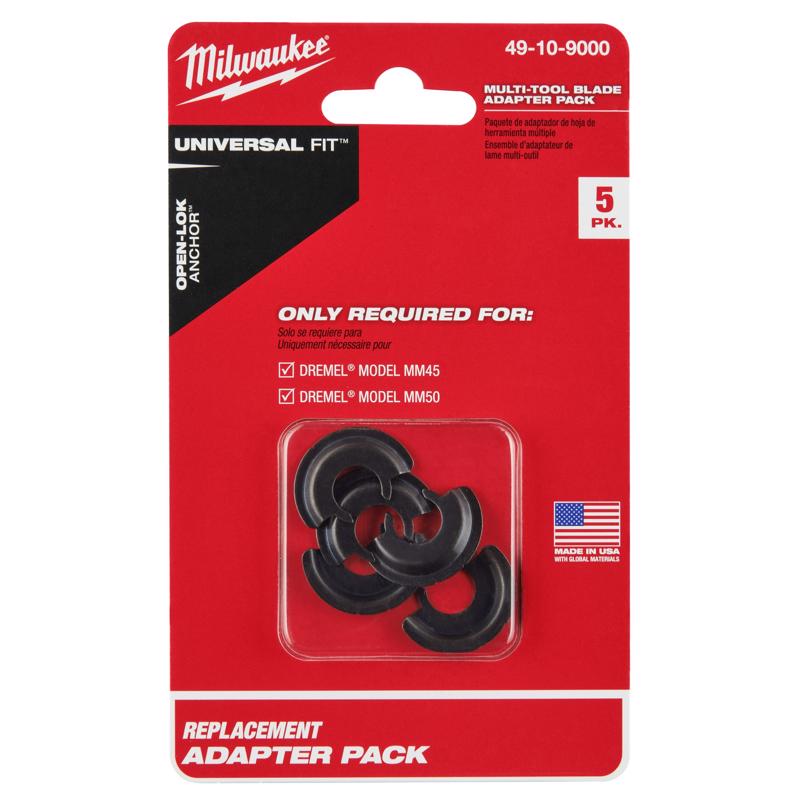 Milwaukee Steel Oscillating Tool Blade Adapter 5 pk