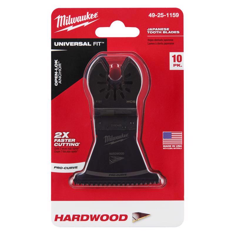 Milwaukee Universal Fit Open-Lok 2-1/2 in. L X 2-1/2 in. W High Carbon Steel Japanese Blade Hardwood