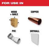 Milwaukee Universal Fit Open-Lok 3/8 in. W Bi-Metal Multi-Tool Oscillating Blade Multi-Material 1 pk