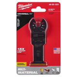 Milwaukee Universal Fit Open-Lok 1-3/8 in. W Bi-Metal Multi-Tool Oscillating Blade Multi-Material 1