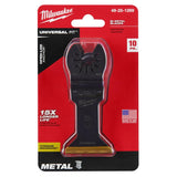 Milwaukee Universal Fit Open-Lok 1-3/4 in. W Bi-Metal Multi-Tool Oscillating Blade Multi-Material 10
