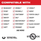 Milwaukee Universal Fit Open-Lok 3.58 in. L X 1-3/8 in. W Carbide Multi-Tool Oscillating Blade Extre