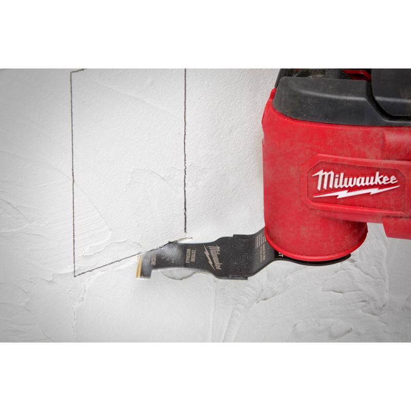 Milwaukee Universal Fit Open-Lok 3.58 in. L X 1-3/8 in. W Carbide Multi-Tool Oscillating Blade Extre