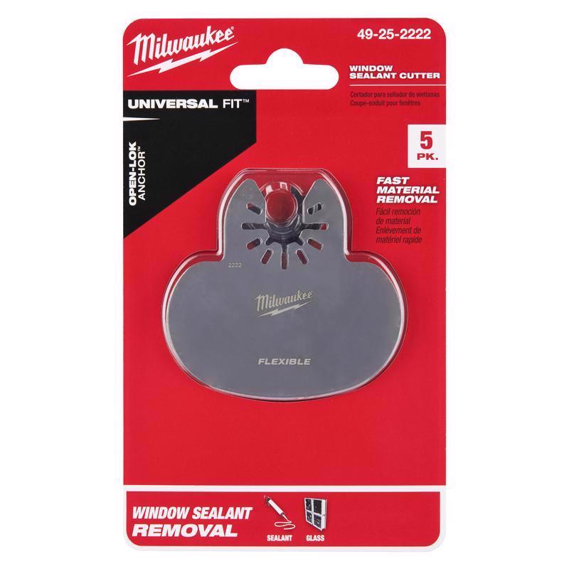 Milwaukee Open-Lok 6.374 in. L Stainless Steel Mushroom Window Sealant Cutter 5 pk