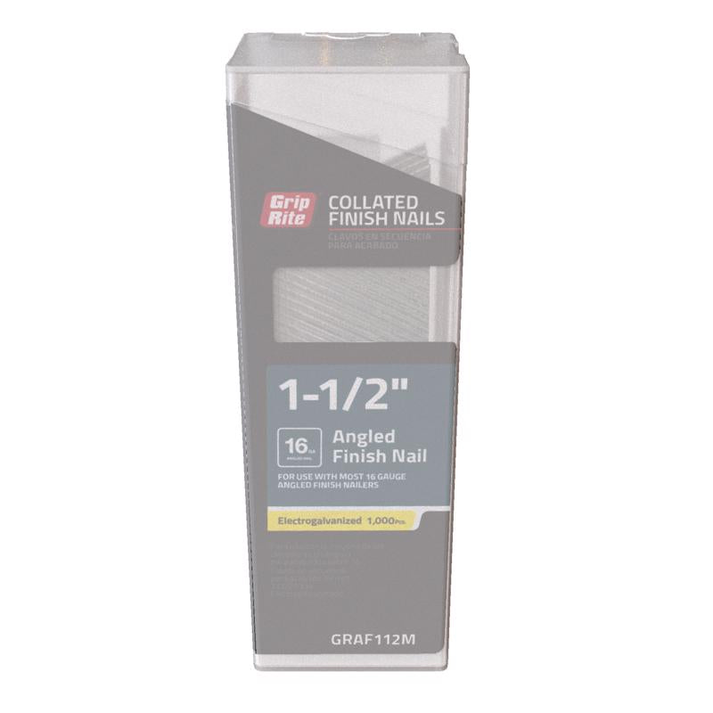 FINISH NAILS ANG 1-1/2"L