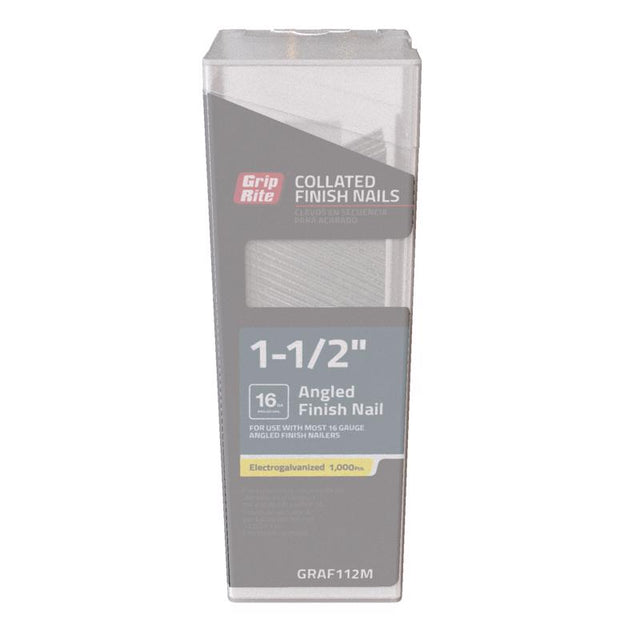FINISH NAILS ANG 1-1/2"L