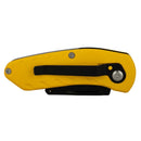 Stanley 4 in. Folding Compact Utility Knife Black/Yellow 1 pc