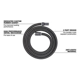 Milwaukee 16 ft. L X 1-7/8 in. D Wet/Dry Shop Vac Flexible Vacuum Hose 1 pc