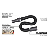 Milwaukee 102 in. L X 1-7/8 in. D Wet/Dry Shop Vac Expandable Hose 1 pc