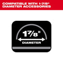 Milwaukee 9 ft. L X 1-7/8 in. D Wet/Dry Shop Vac Flexible Vacuum Hose 1 pc