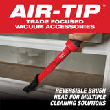 Milwaukee AIR-TIP 1-1/4 in. - 2-1/2 in. Shop Wet/Dry Vac  3 in 1 Crevice Tool 1 pc