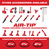 Milwaukee AIR-TIP 1-1/4 in. - 2-1/2 in. Shop Conduit Line Puller Kit Wet/Dry Vac Attachment 3 pc