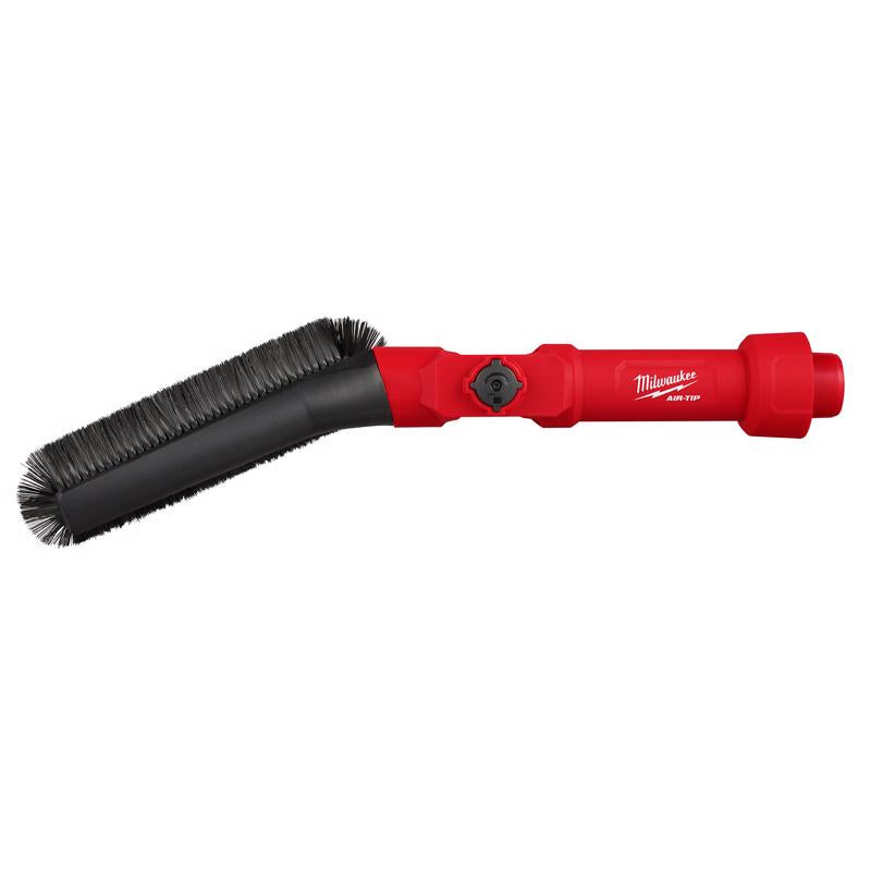 Milwaukee AIR-TIP 1-1/4 in. - 2-1/2 in. Shop Low Profile Pivoting Wet/Dry Vac Brush 1 pc