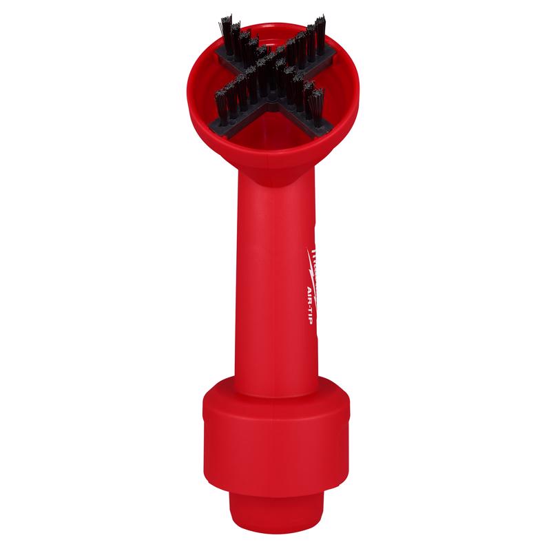 Milwaukee AIR-TIP 1-1/4 in. - 2-1/2 in. Shop Cross Wet/Dry Vac Brush 1 pc