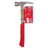 Milwaukee 28 oz Milled Face Framing Hammer 16 in. Fiberglass Handle