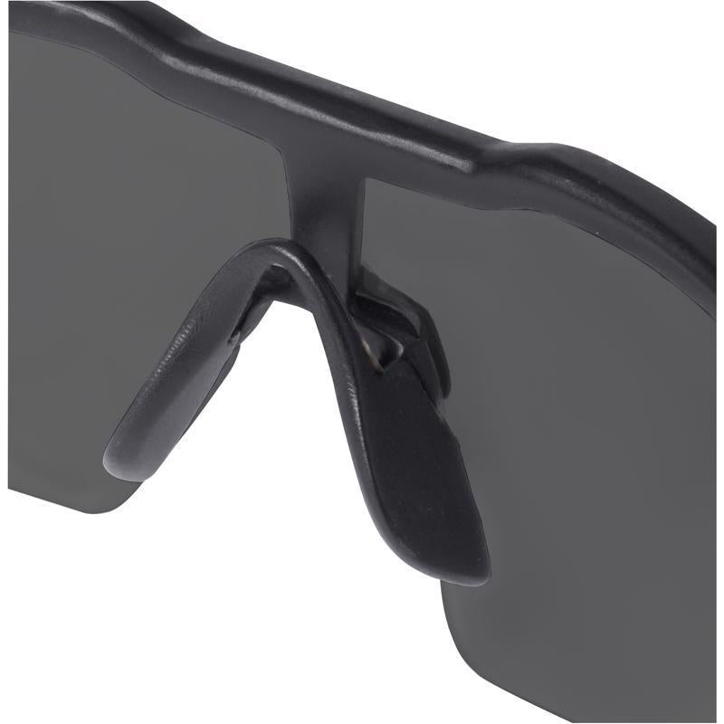 Milwaukee Anti-Fog Safety Glasses Tinted Lens Black/Red Frame 1 pk