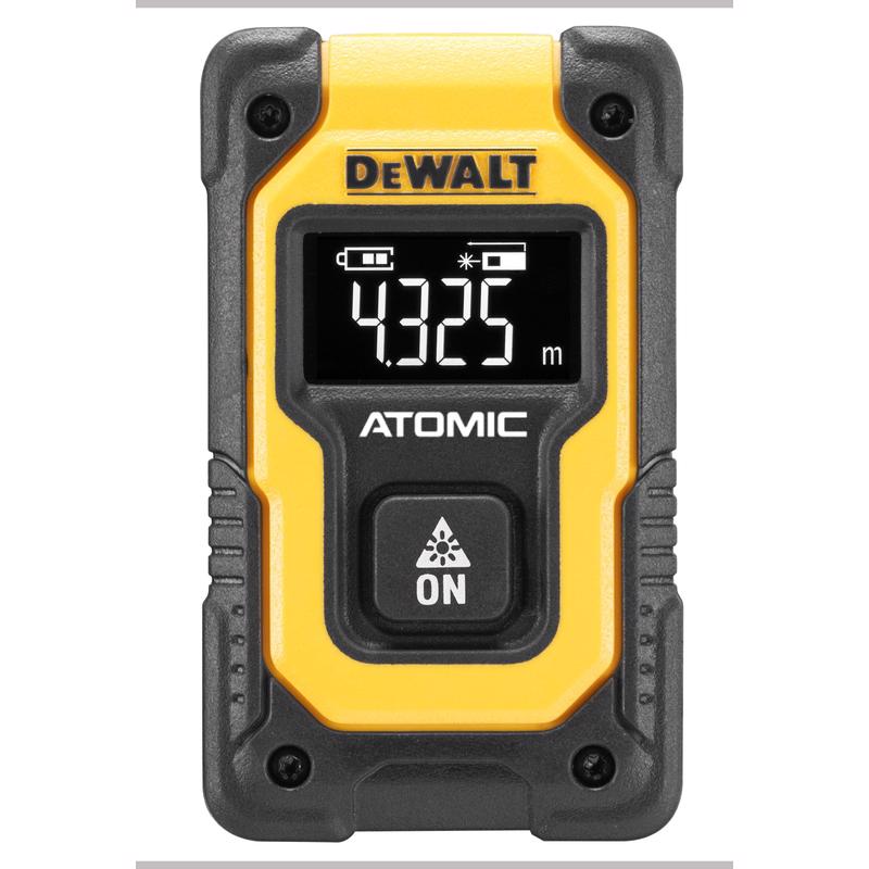 DeWalt Atomic 5.91 in. L X 4.33 in. W Pocket Laser Distance Measurer 55 ft. Black/Yellow 1 pc