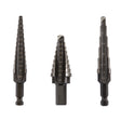 STEP DRILL BIT SET 3PC