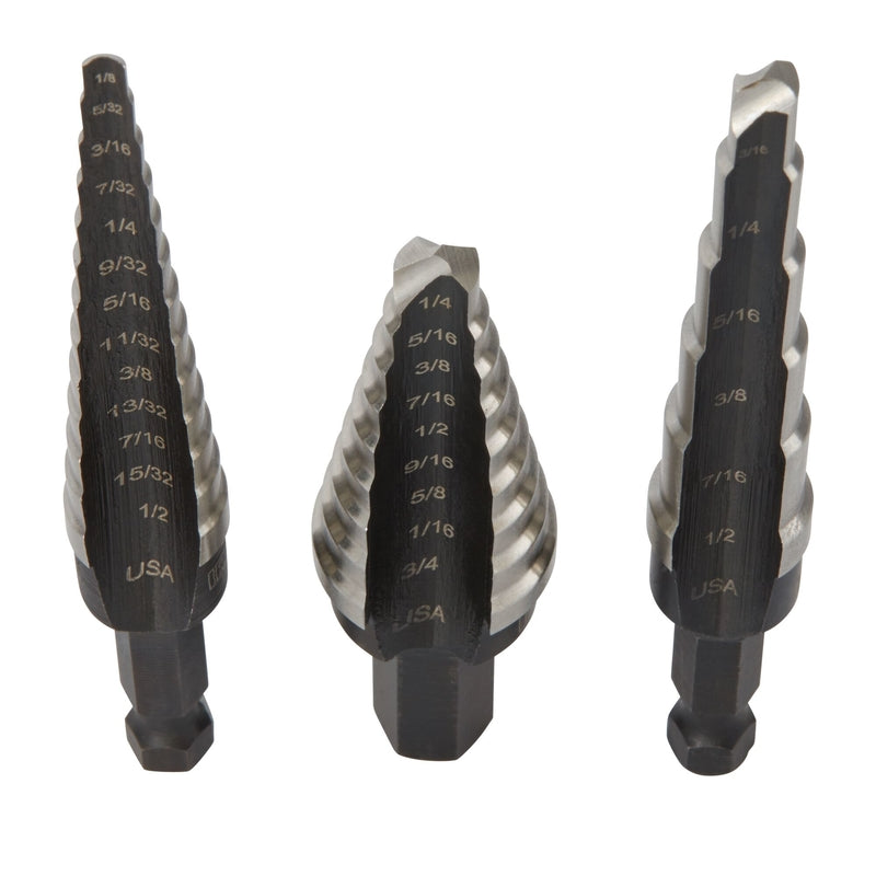 Irwin Unibit Assorted  L High Speed Steel Step Drill Bit Set 3 pc