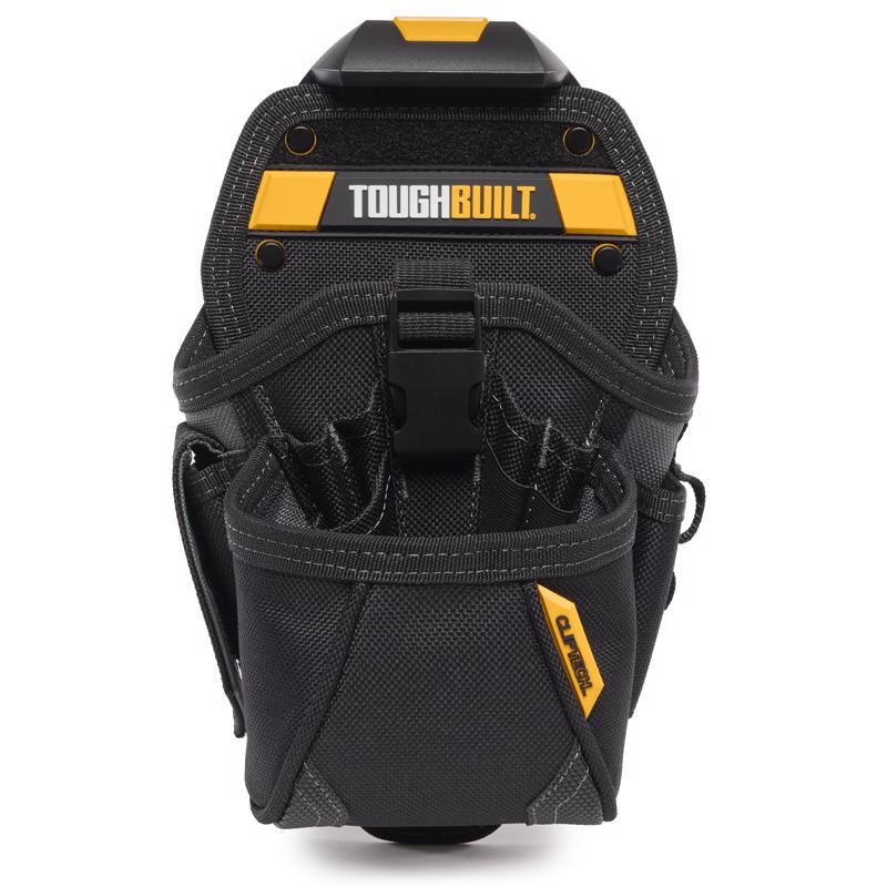 ToughBuilt 8.5 in. W X 12 in. H Polyester Drill Holster Tool Pouch 15 pocket Black/Gray 1 pc
