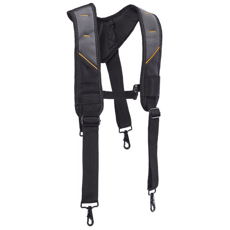 ToughBuilt 1.18 in. L X 6.3 in. W Nylon Suspenders Black/Gray 1 pair