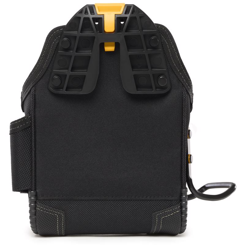 ToughBuilt 9.5 in. W X 10 in. H Project Pouch/Hammer Loop 6 pocket Black/Yellow 1 pc