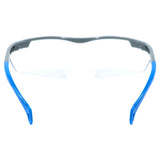 General Electric 01 Series Anti-Fog Impact-Resistant Safety Glasses Clear Lens Blue Frame 1 pk