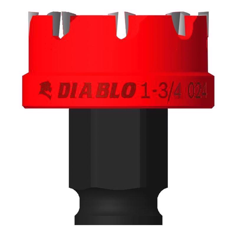 Diablo Steel Demon 1-3/4 in. Carbide Tipped 1/4 in. L Hole Cutter