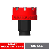 Diablo Steel Demon 1-3/4 in. Carbide Tipped 1/4 in. L Hole Cutter