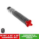 Diablo Rebar Demon 9/16 in. X 8 in. L Carbide Hammer Drill Bit SDS-Plus Shank 1 pc