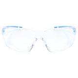 General Electric 03 Series Impact-Resistant Safety Glasses Clear Lens Blue Frame 1 pk