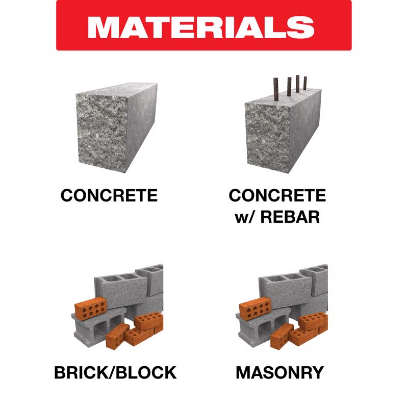 Diablo Rebar Demon 9/16 in. X 18 in. L Carbide Hammer Drill Bit SDS-Plus Shank 1 pc