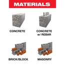 Diablo Rebar Demon 9/16 in. X 12 in. L Carbide Hammer Drill Bit SDS-Plus Shank 1 pc