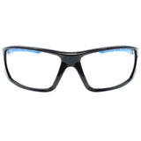 General Electric 04 Series Impact-Resistant Safety Glasses Clear Lens Black/Blue Frame 1 pk